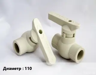 Кран ПЭ-полиэтилен D=110 ПЭ-100